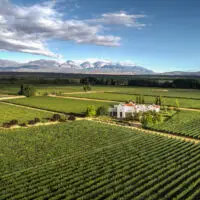 View of Finca Ambrosia Over the vineyards