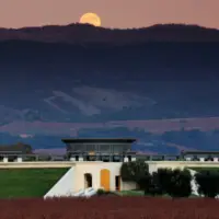 Opus One WInery Image in Setting Sun