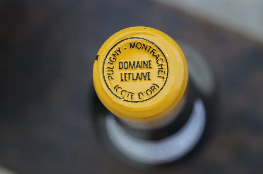 Yellow Cap photo of a bottle of Domaine Leflaive