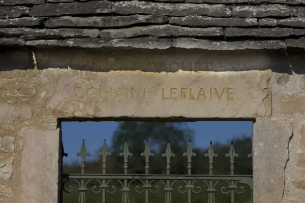 An image of the old gate at Domaine Leflaive