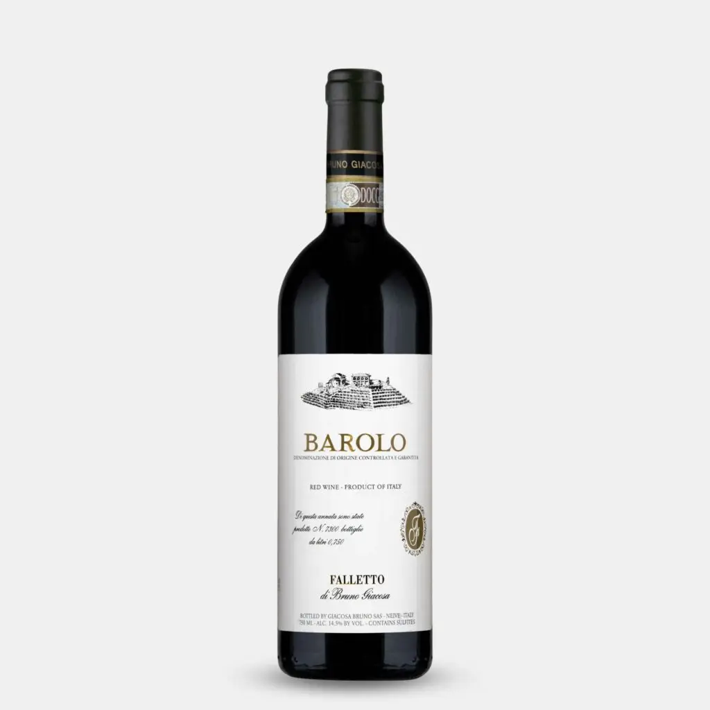 Bruno Giacosa Barolo 2017 bottle shot