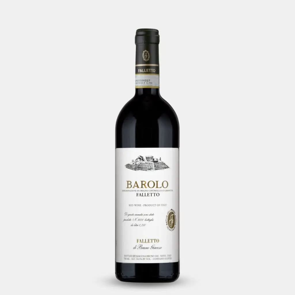 Bruno Giacosa Barolo Falleto 2017 bottle shot