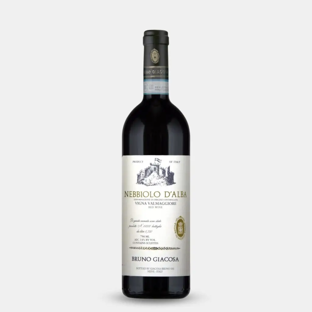 Bruno Giacosa Nebbiolo d Alba Valmaggiore 2021 bottle shot