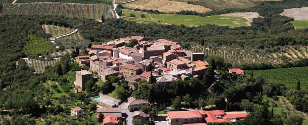 The village of Montelcino