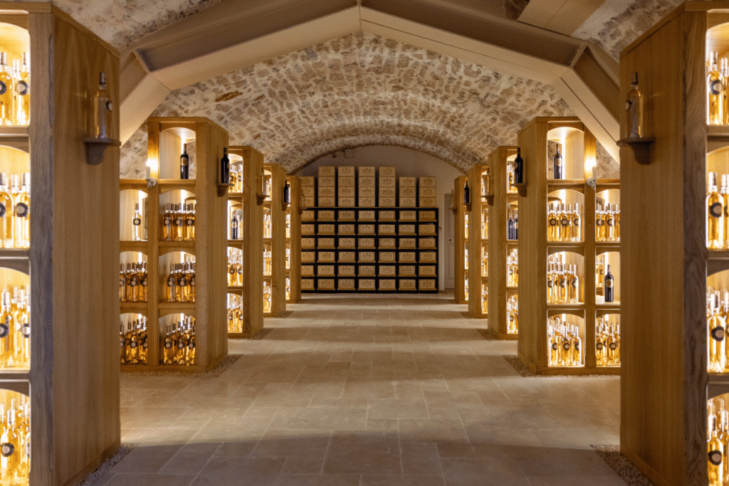 Cellars in Chateau La Mascaronne